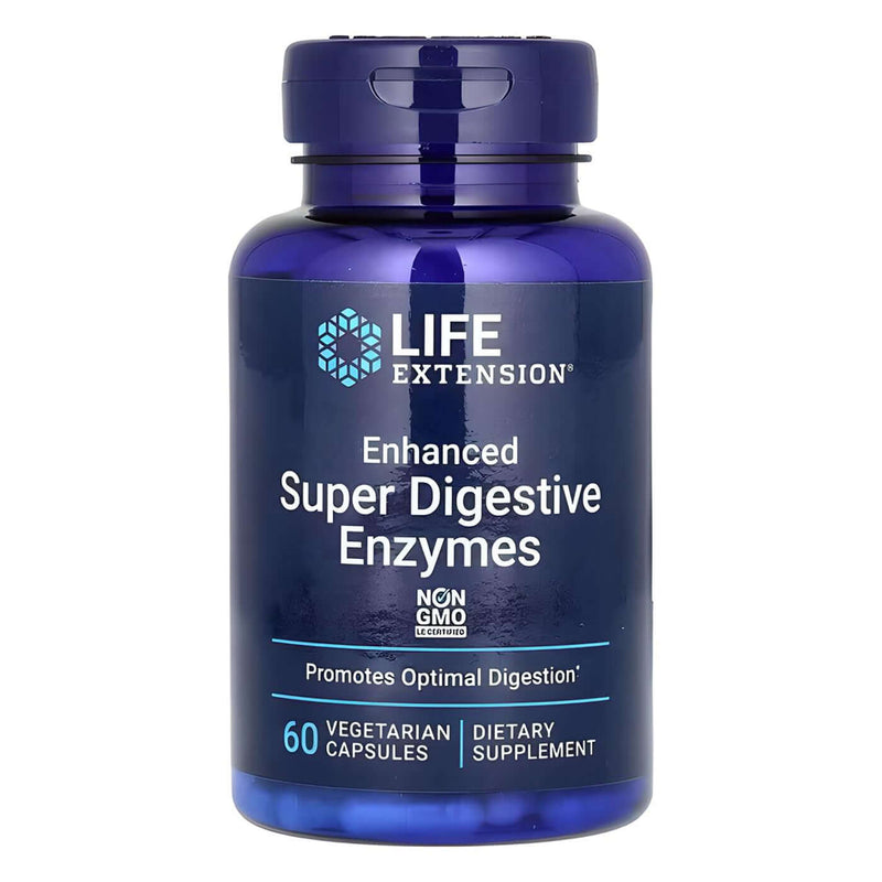Life Extension Enhanced Super Digestive Enzymes Size: 60 Capsules
