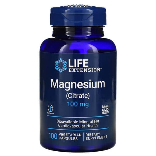 Life Extension Magnesium Citrate Size: 100 Capsules