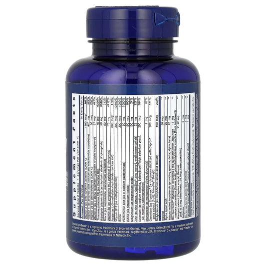 Life Extension Two Per Day Tablets Nutrition Facts