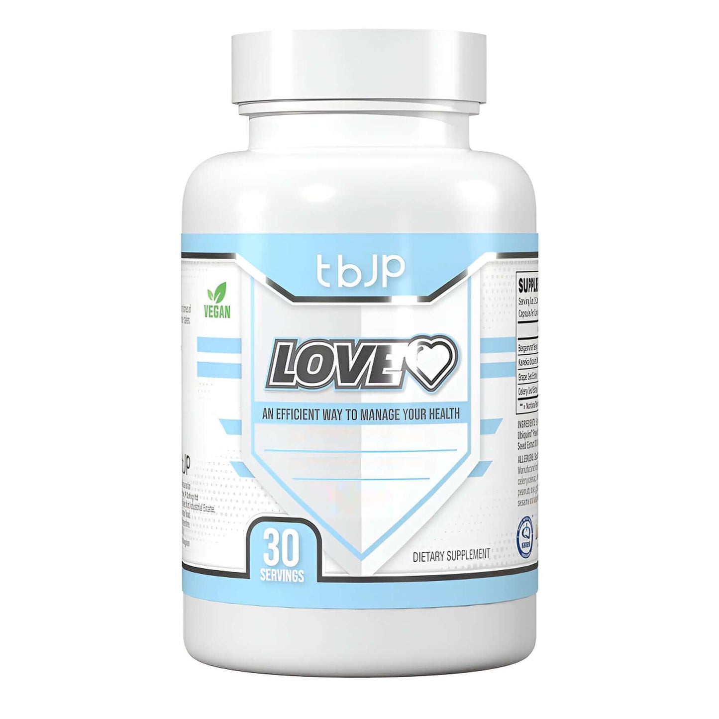 Trained By JP Love Heart Size: 60 Capsules