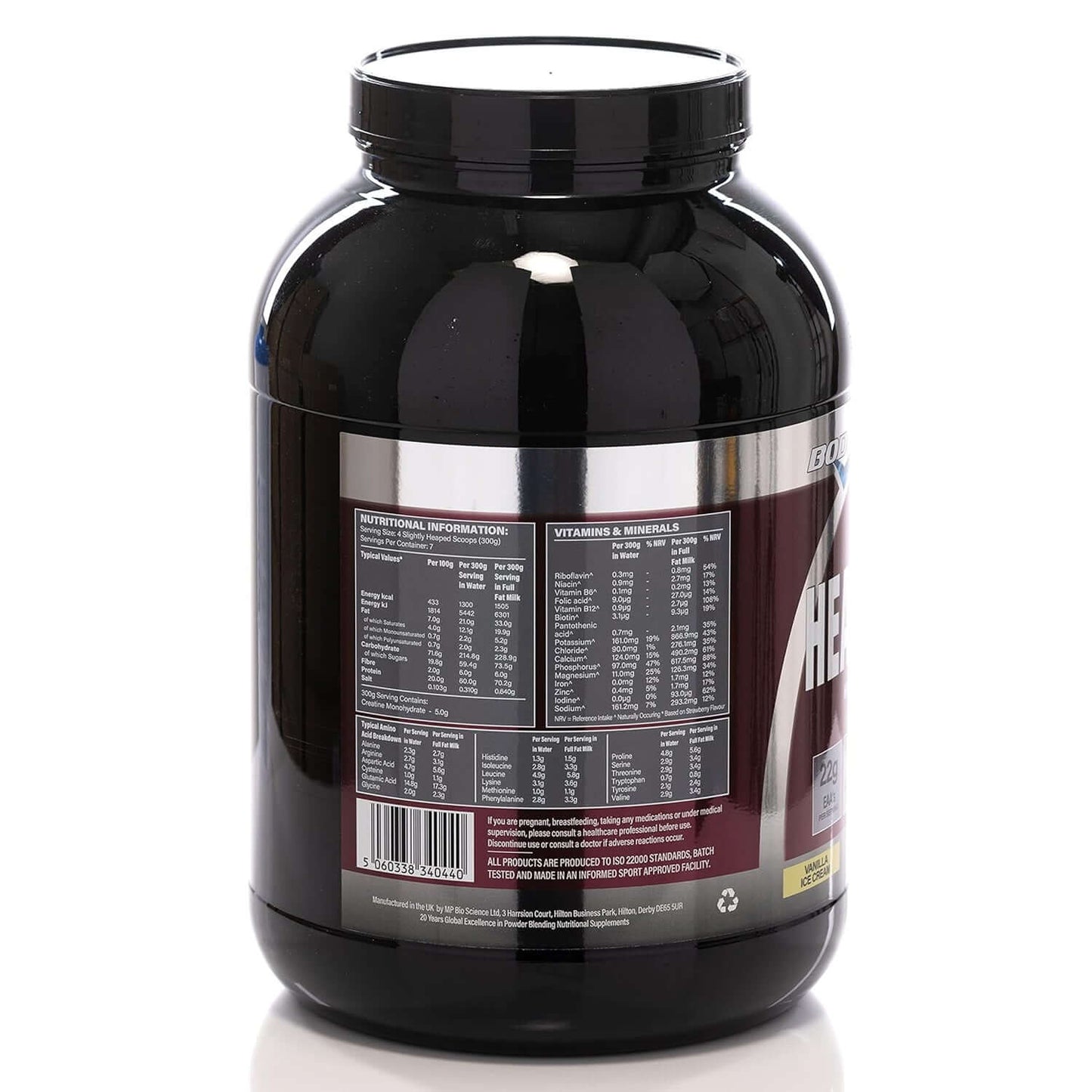 Boditronics Mass Attack Heavyweight Size: 2kg Flavour: Milk Chocolate