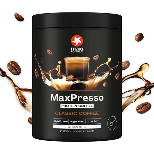 Maxi Nutrition MaxPresso Protein Coffee Size: 300g Flavour: Classic Coffee