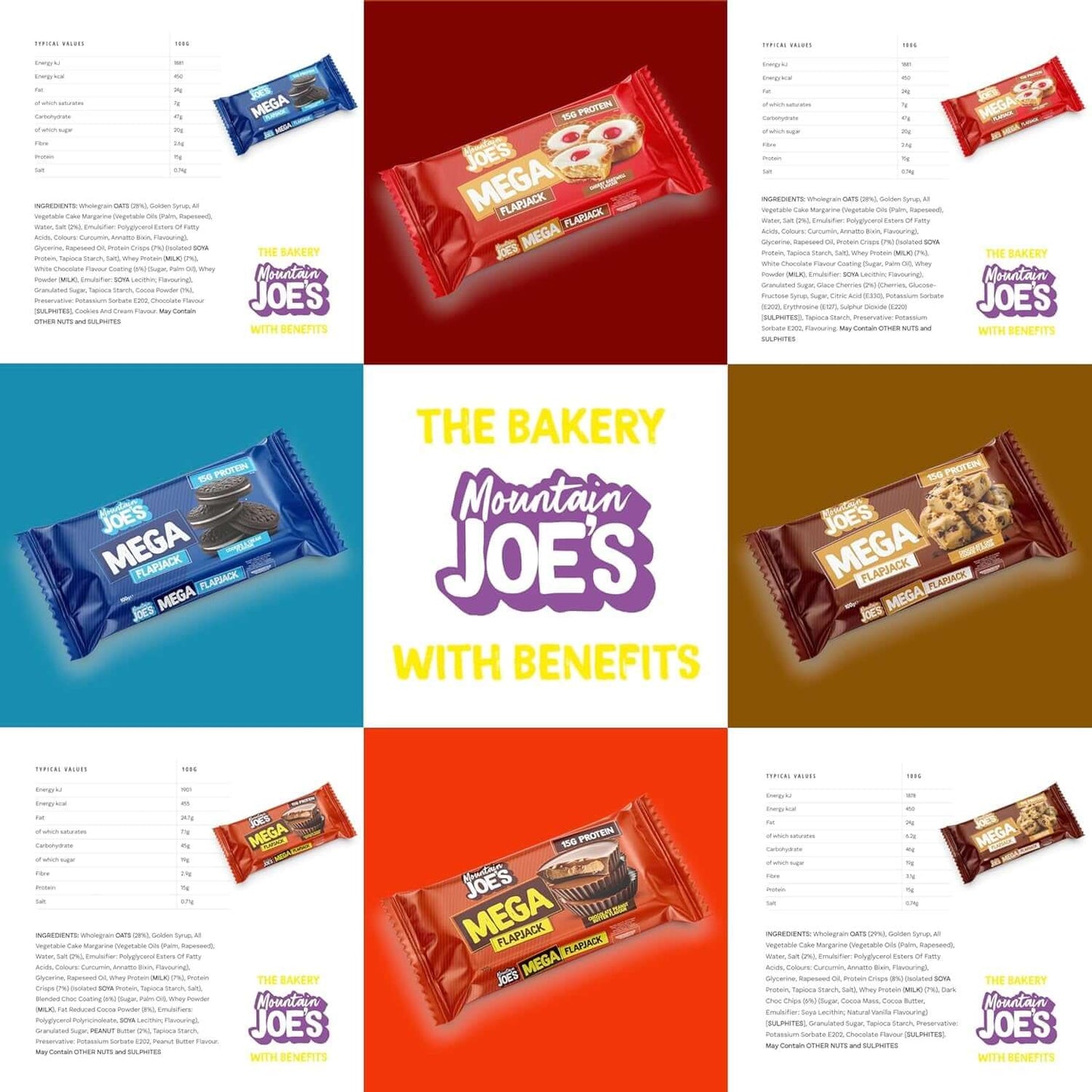 Mountain Joe's Mega Flapjacks Nutrition Facts