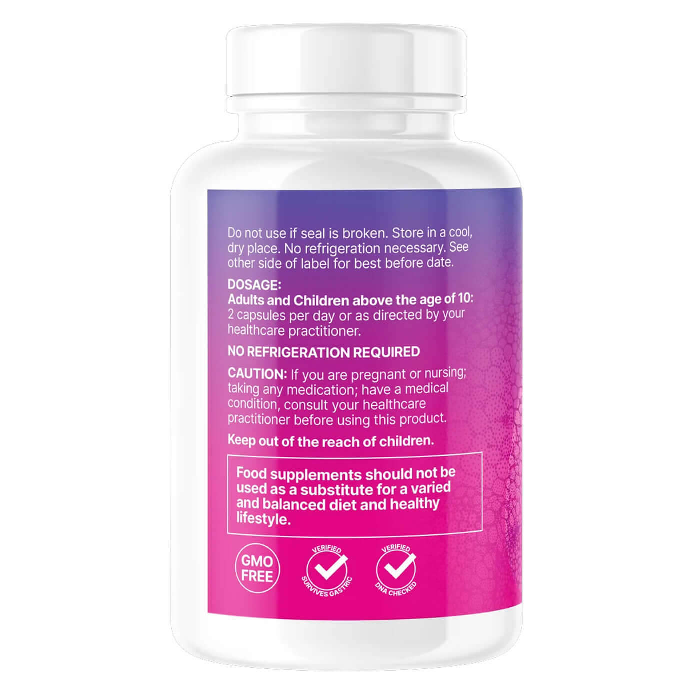 Microbiome Labs Nutrition Facts