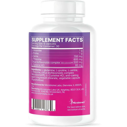 Microbiome Labs MegaMucosa Nutrition Facts