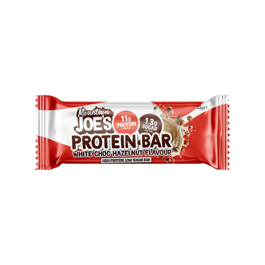 Mountain Joe's Snack Size Protein Bar Flavour: White Chocolate Hazelnut