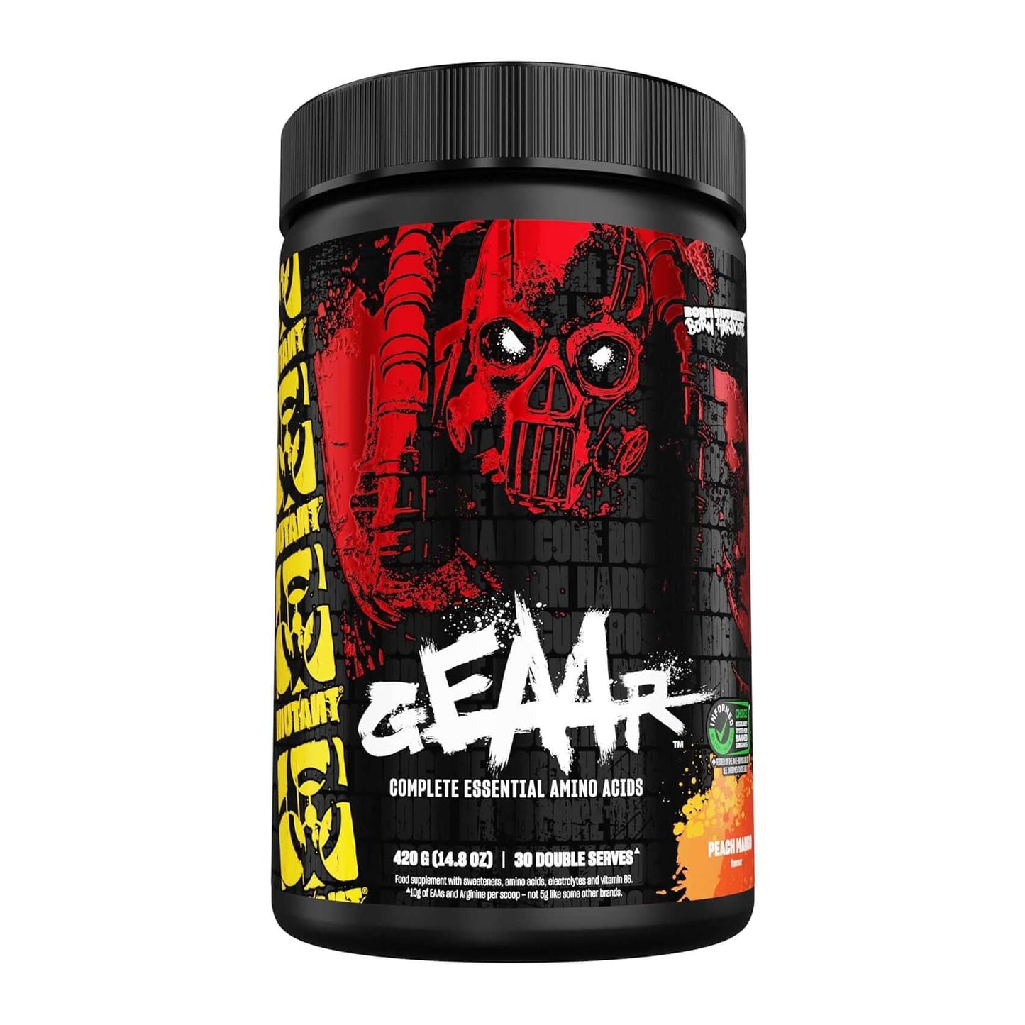 Mutant GEAAR Size: 420g Flavour: Peach Mango