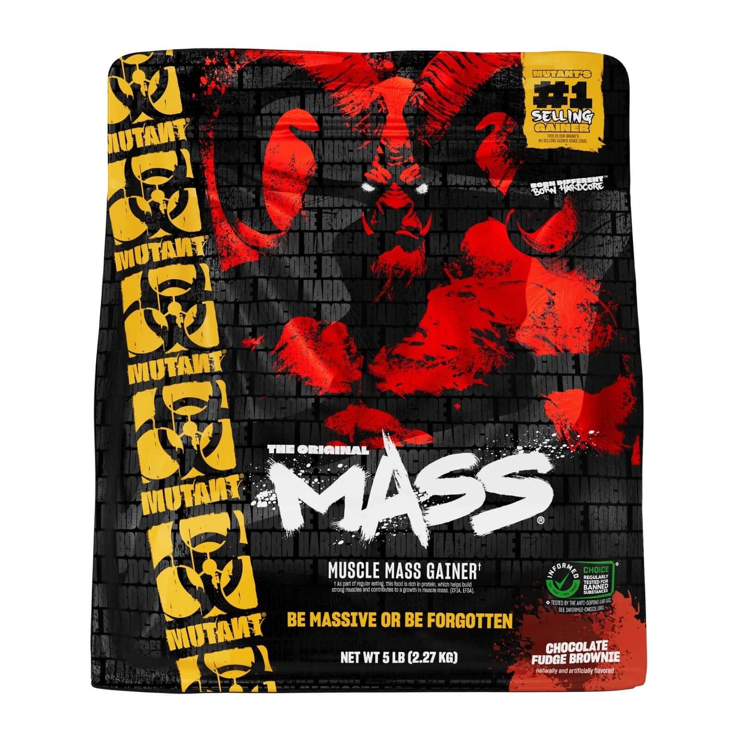 Mutant Mass Size: 2.27kg Flavour: Chocolate Fudge Brownie