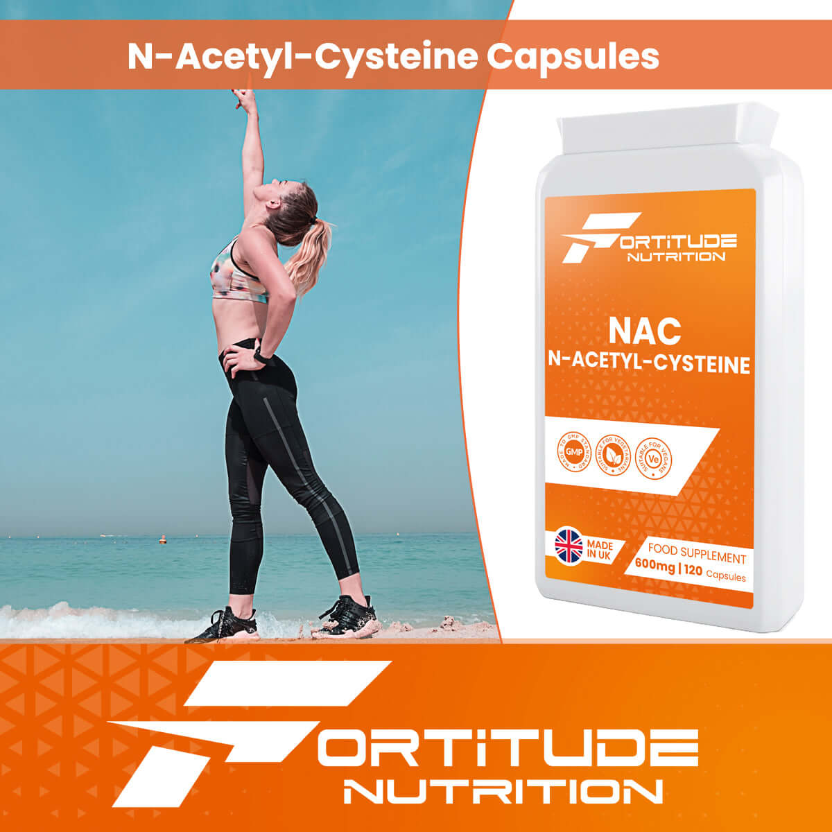 Fortitude Nutrition NAC N-Acetyl-Cysteine