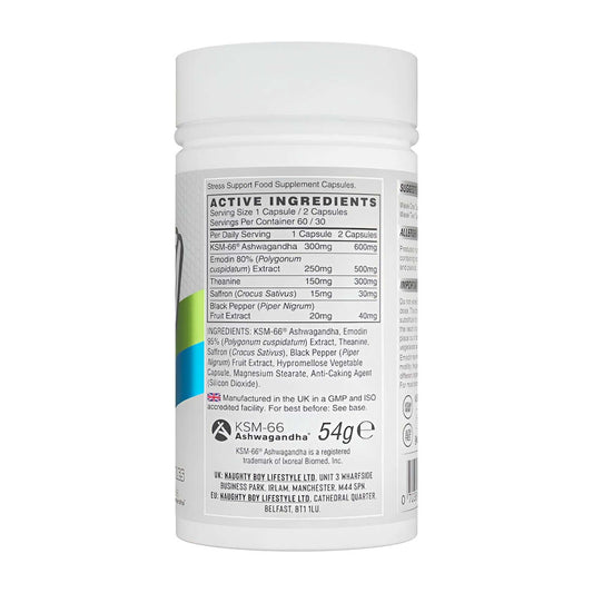 Naughty Boy No Stress Nutrition Facts 