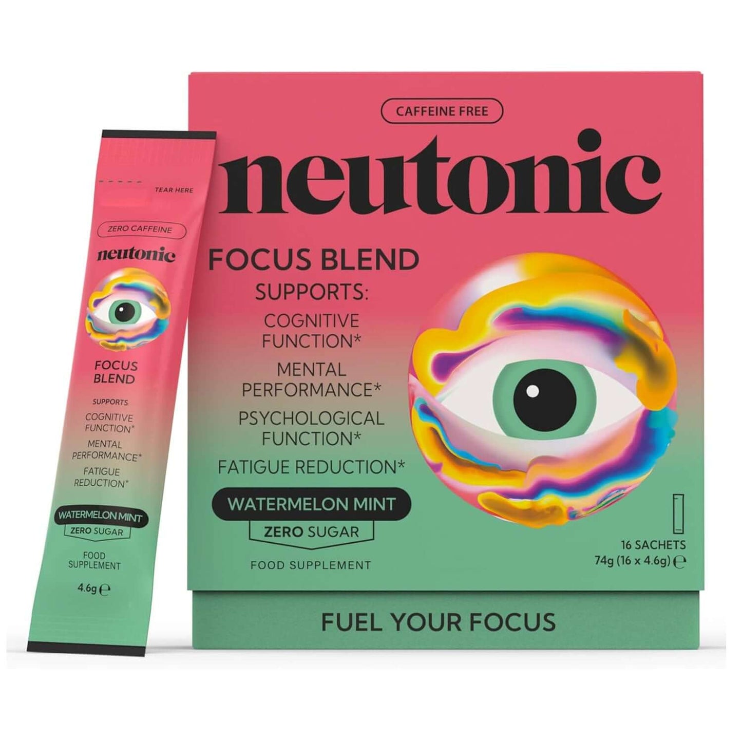Neutonic Focus Blend Size: 16 Sachets Flavour: Watermelon Mint