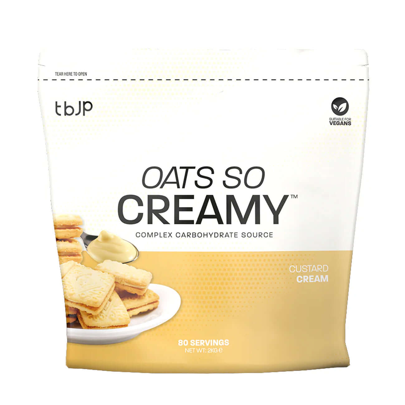Trained By JP Oats So Creamy Size: 2kg Flavour: Custard Cream