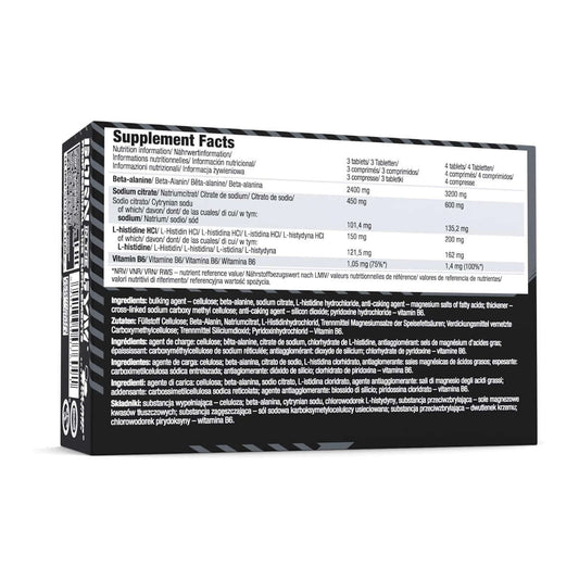 Olimp Beta-Alanine Carno Rush Mega Tabs Nutrition Facts