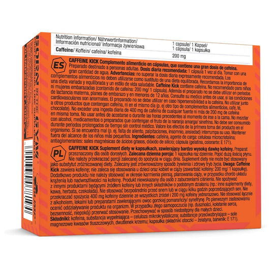 Olimp Caffeine Kick Nutritional Information