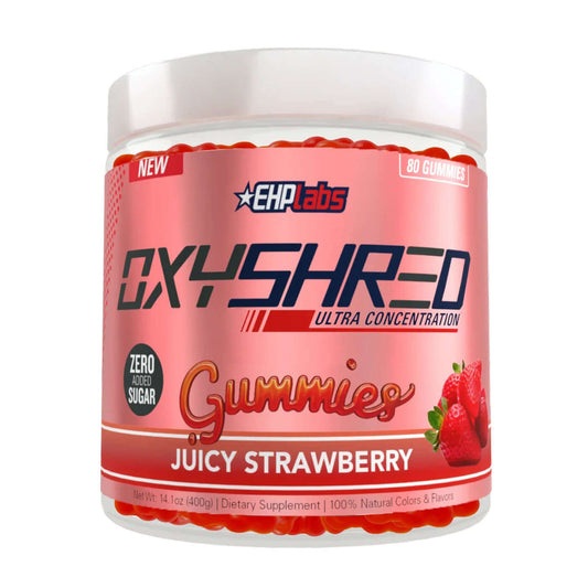 EHP Labs OxyShred Gummies Size: 80 Gummies Flavour: Strawberry