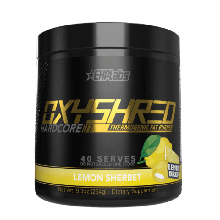 EHP Labs OxyShred Hardcore Size: 40 Svgs Flavour: Lemon Sherbert