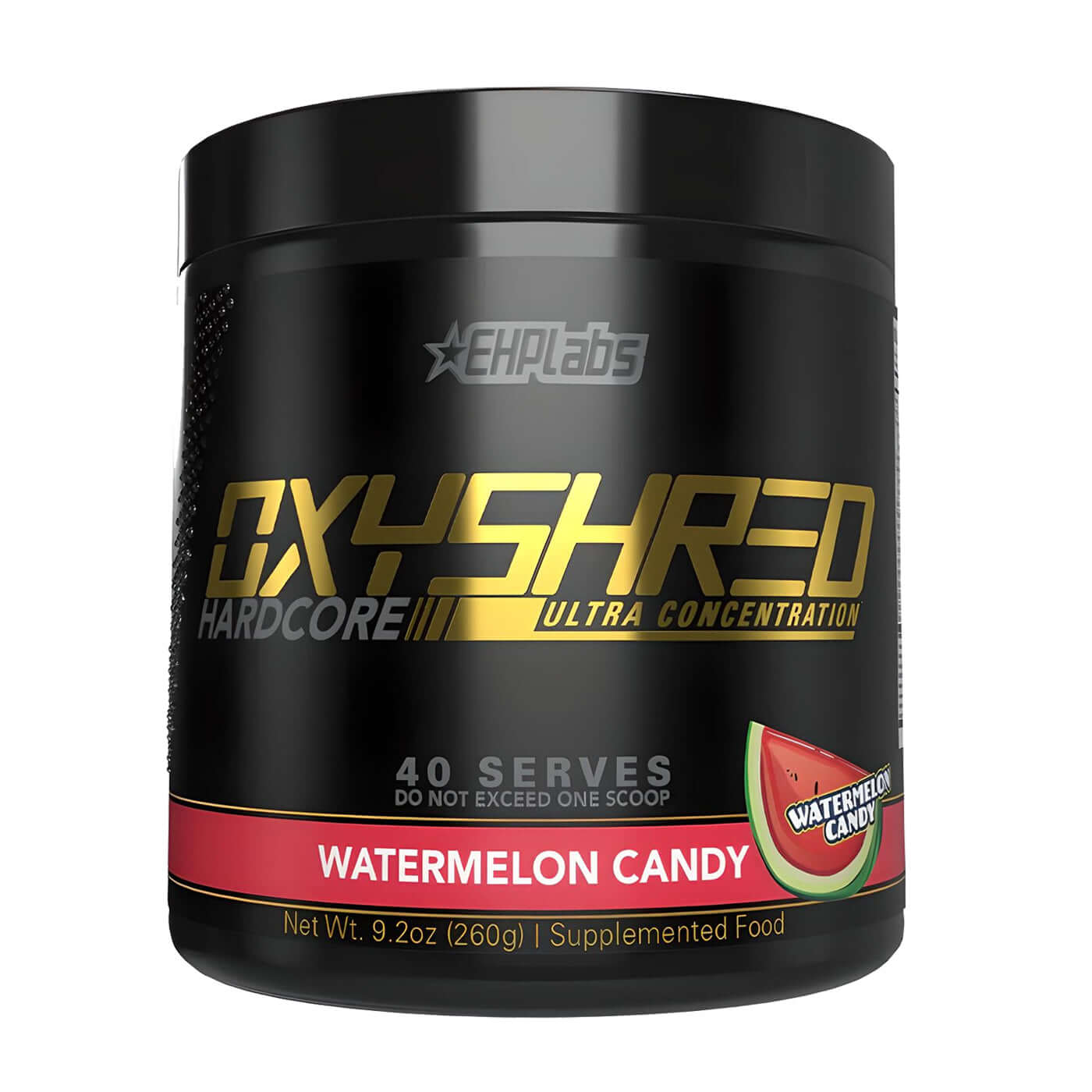 EHP Labs OxyShred Hardcore Size: 40 Svgs Flavour: Watermelon Candy