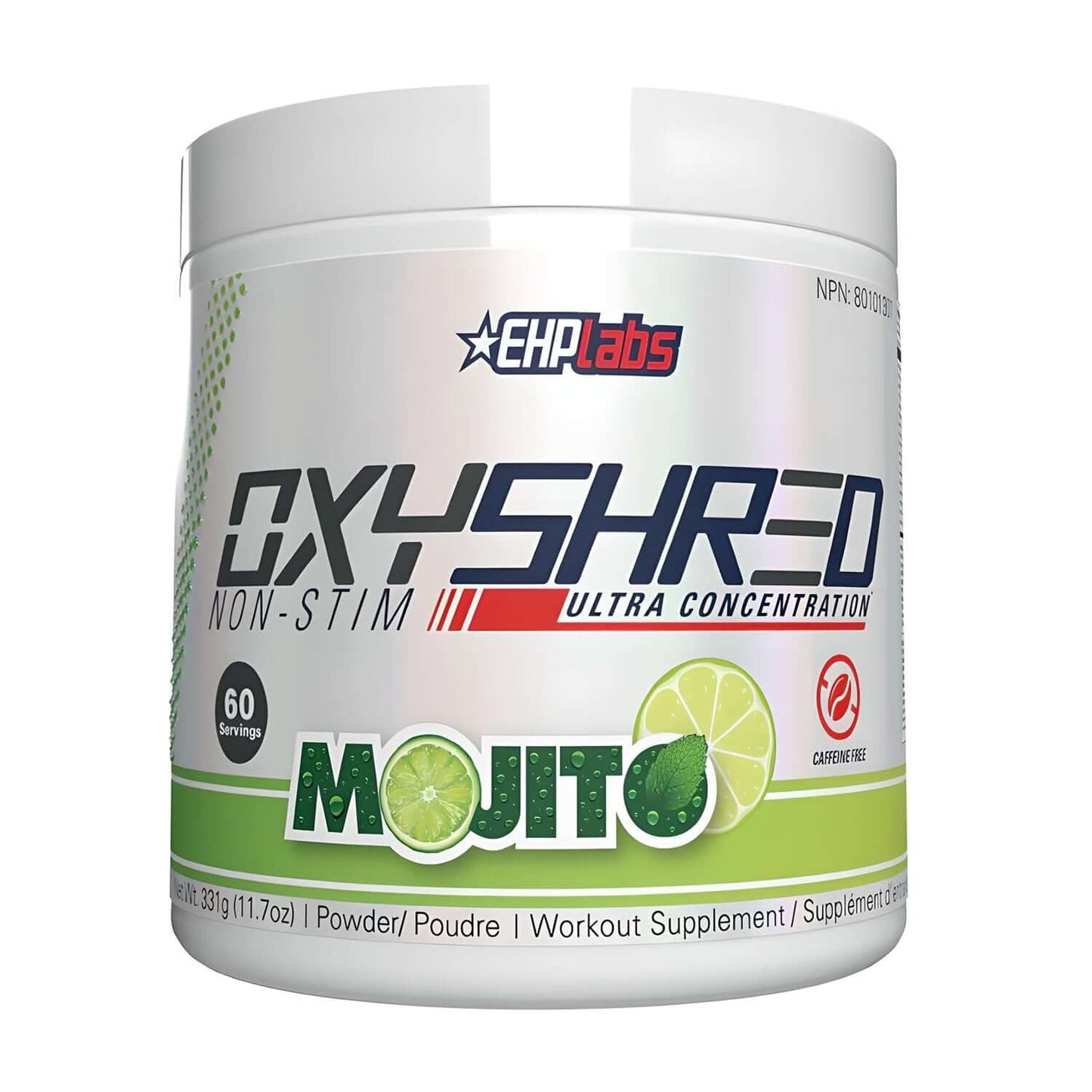EHP Labs OxyShred Non Stim Size: 60 Svgs Flavour: Mojito