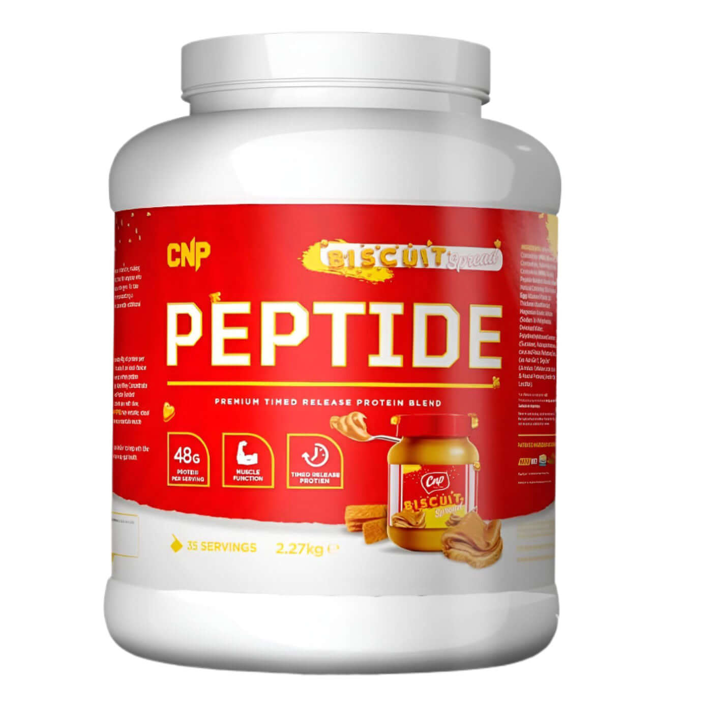 CNP Pro Peptide Size: 2.27kg Flavour: Biscuit Spread