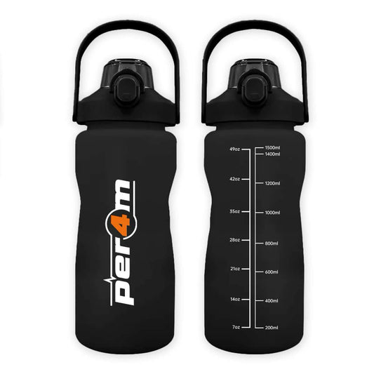 Per4m Water Jug Size: 1500ml Color: Black