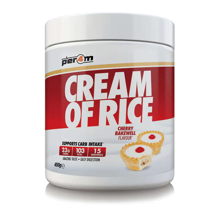 Per4m Cream Of Rice Size: 400g Flavour: Cherry Bakewell