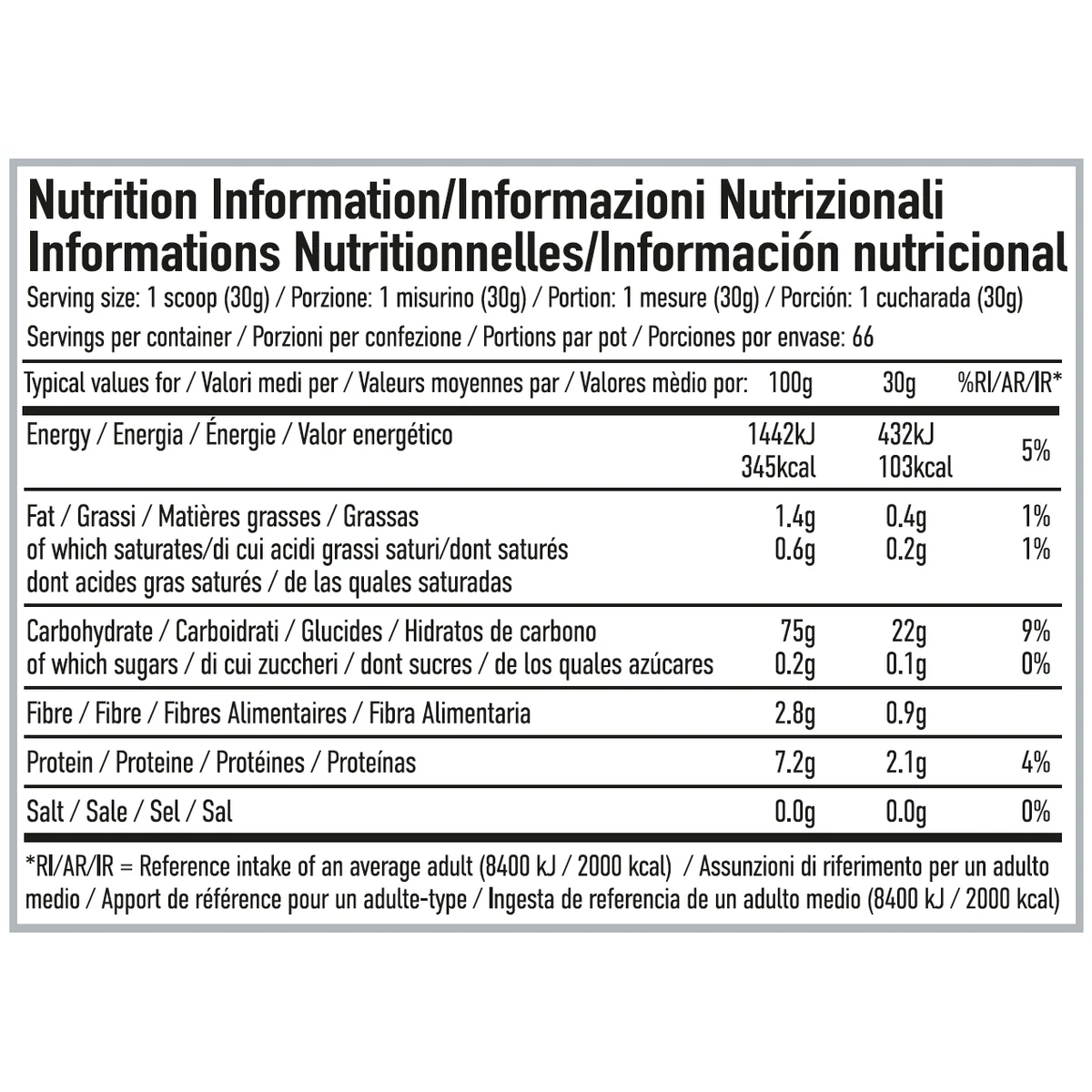 Per4m Cream Of Rice Size: 2kg Flavour: Cookies & Cream
