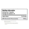 Per4m NMN Nutrition Facts
