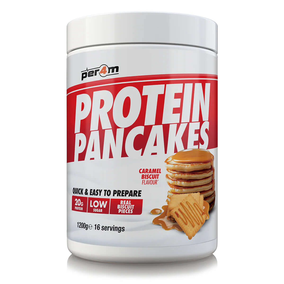  Per4m Protein Pancakes Size: 1.2kg Flavour: Caramel Biscuit