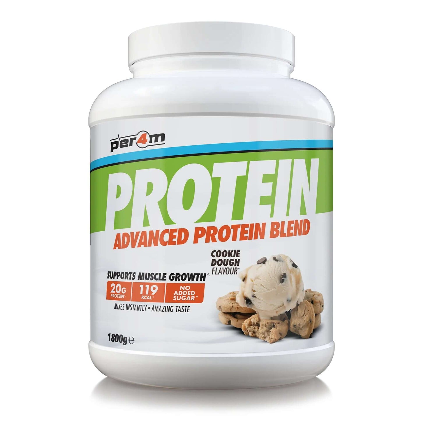 Per4m Advanced Protein Blend Size: 1.8kg Flavour: Cookie Dough