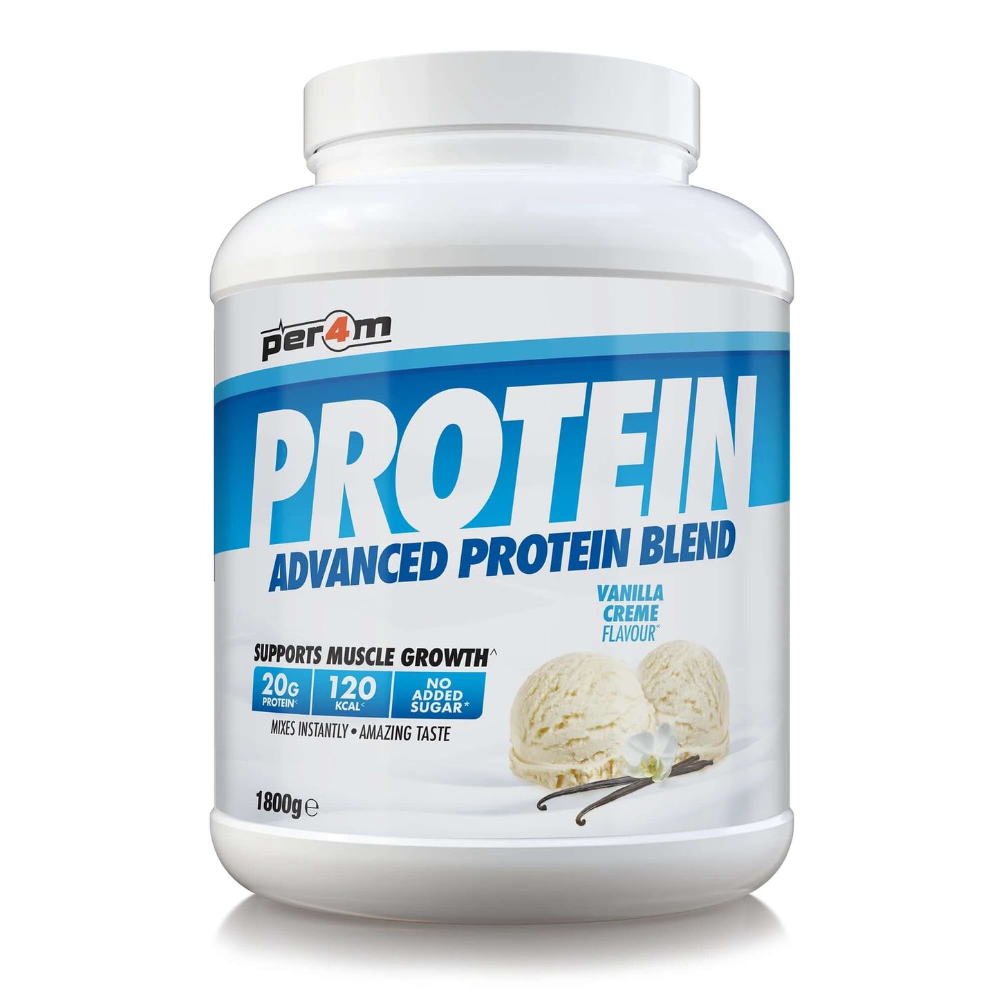 Per4m Advanced Protein Blend Size: 1.8kg Flavour: Vanilla Creme