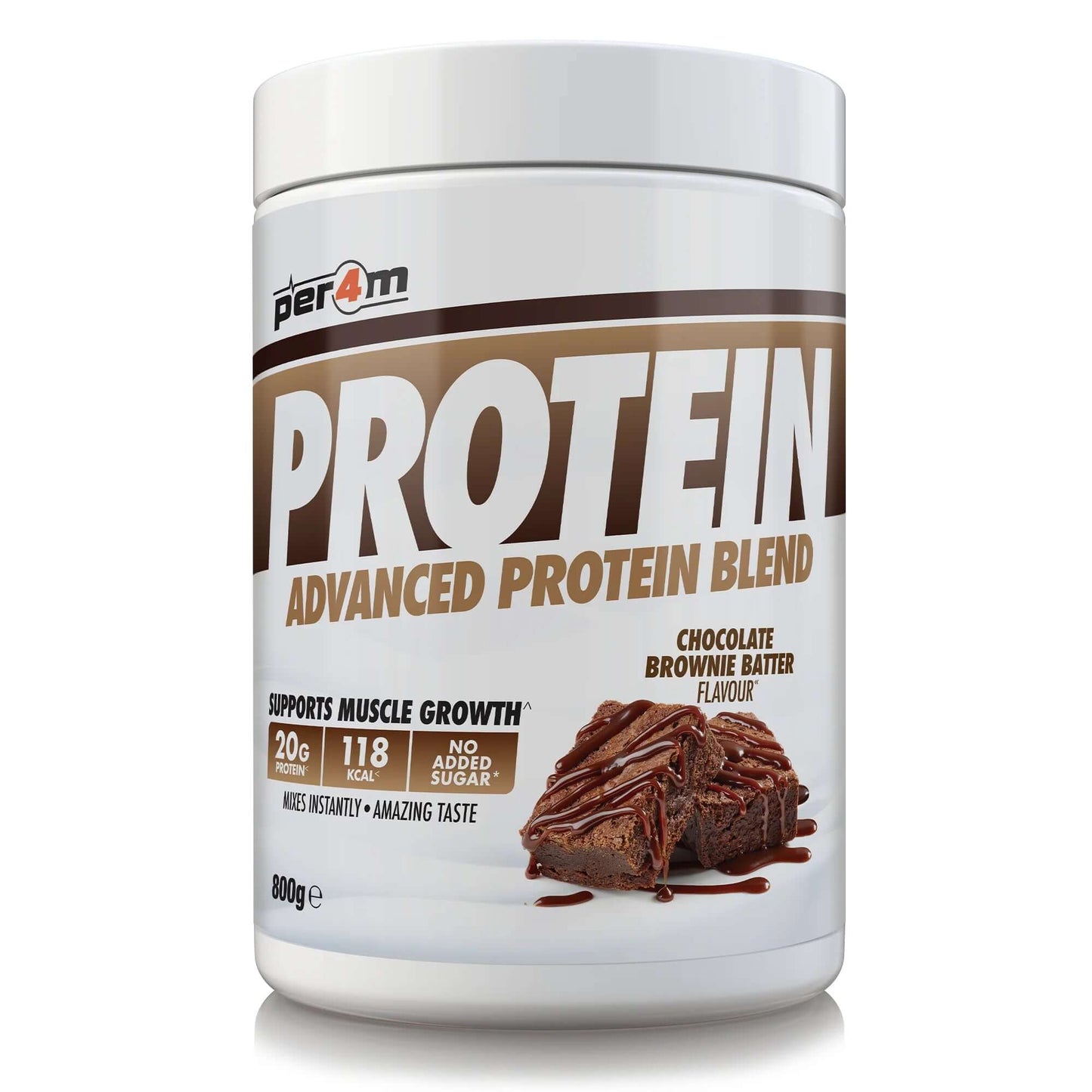 Per4m Advanced Protein Blend Size: 800g Flavour: Chocolate Brownie Batter