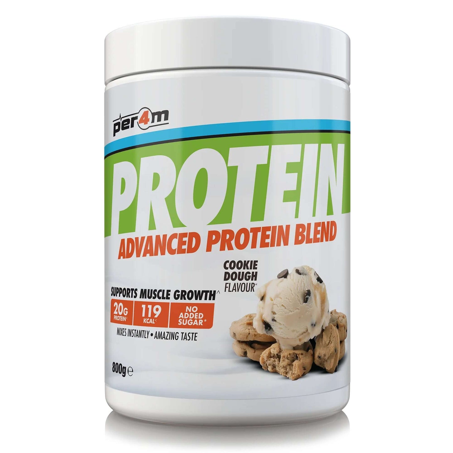 Per4m Advanced Protein Blend Size: 800g Flavour: Cookie Dough