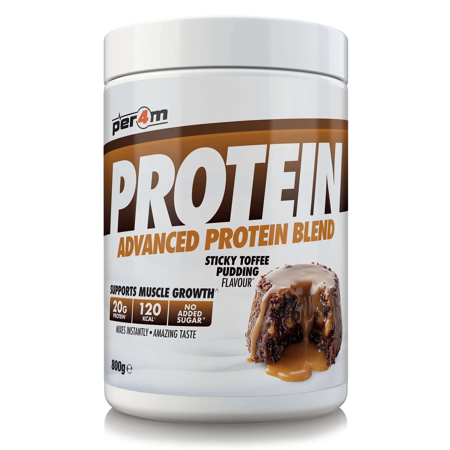 Per4m Advanced Protein Blend Size: 800g Flavour: Sticky Toffee Pudding