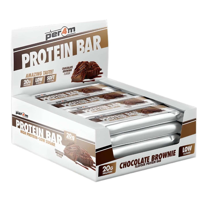 Per4m Protein Bars Size: 12 x 62g Flavour: Chocolate Brownie