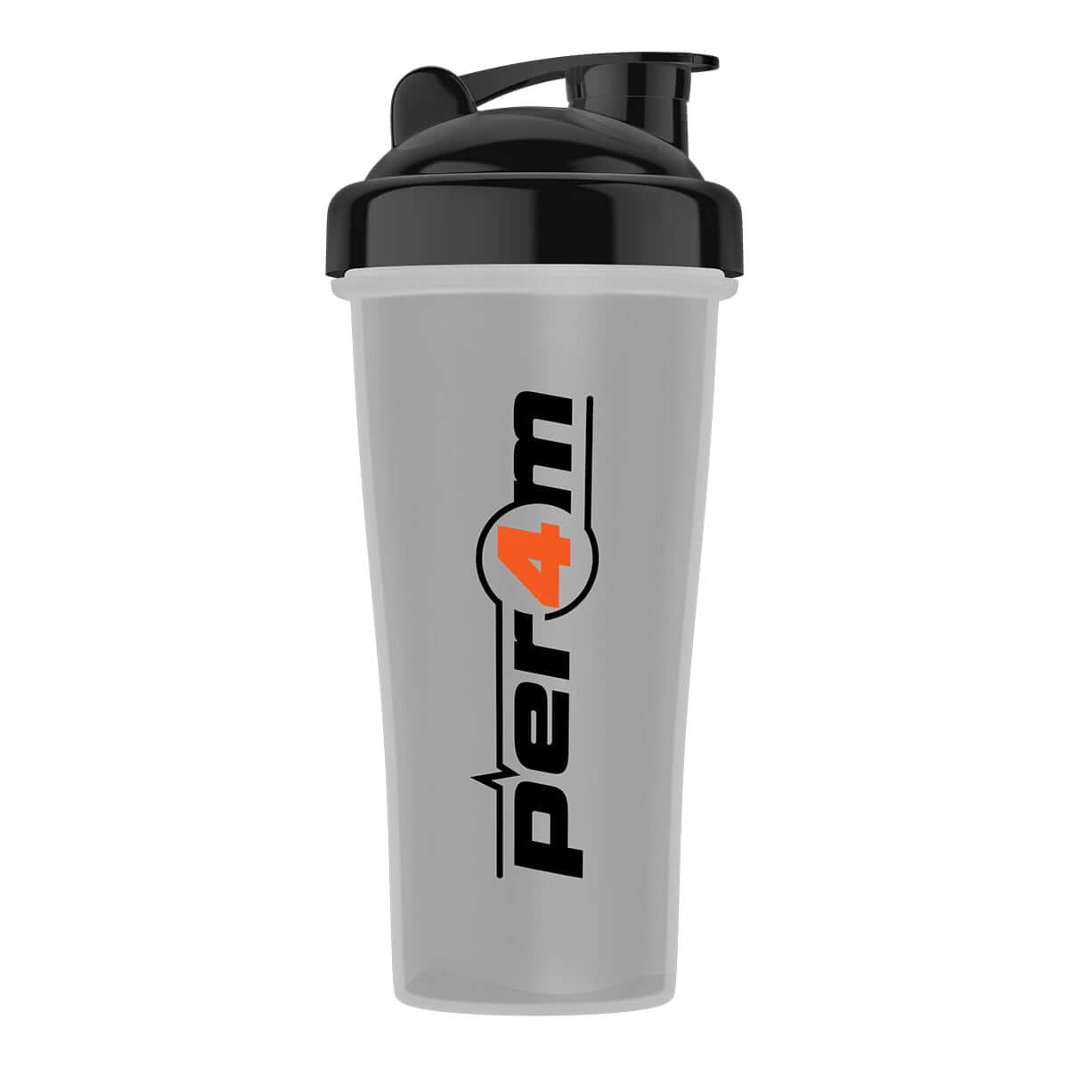 Per4m Shaker Cup Clear with Black Lid