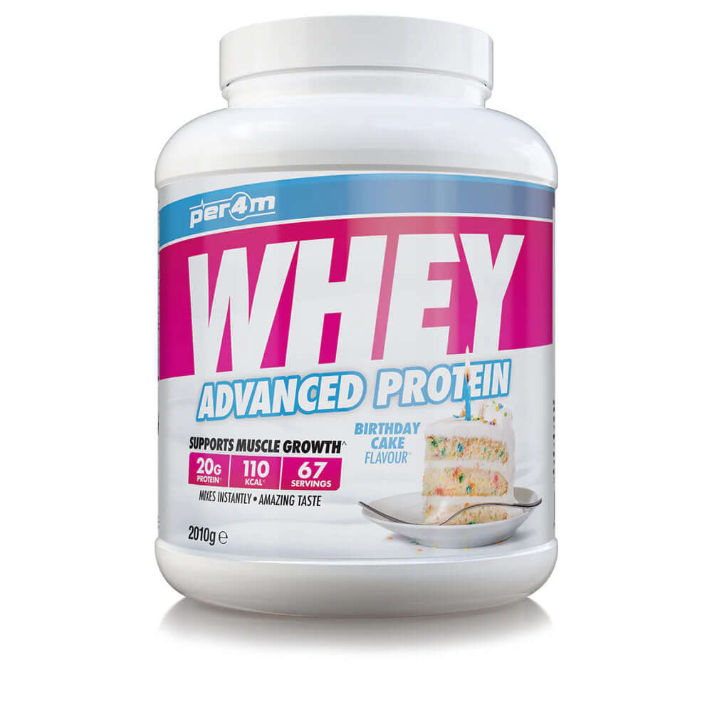 Per4m Whey Protein Size: 2.01kg Flavour: Birthday Cake