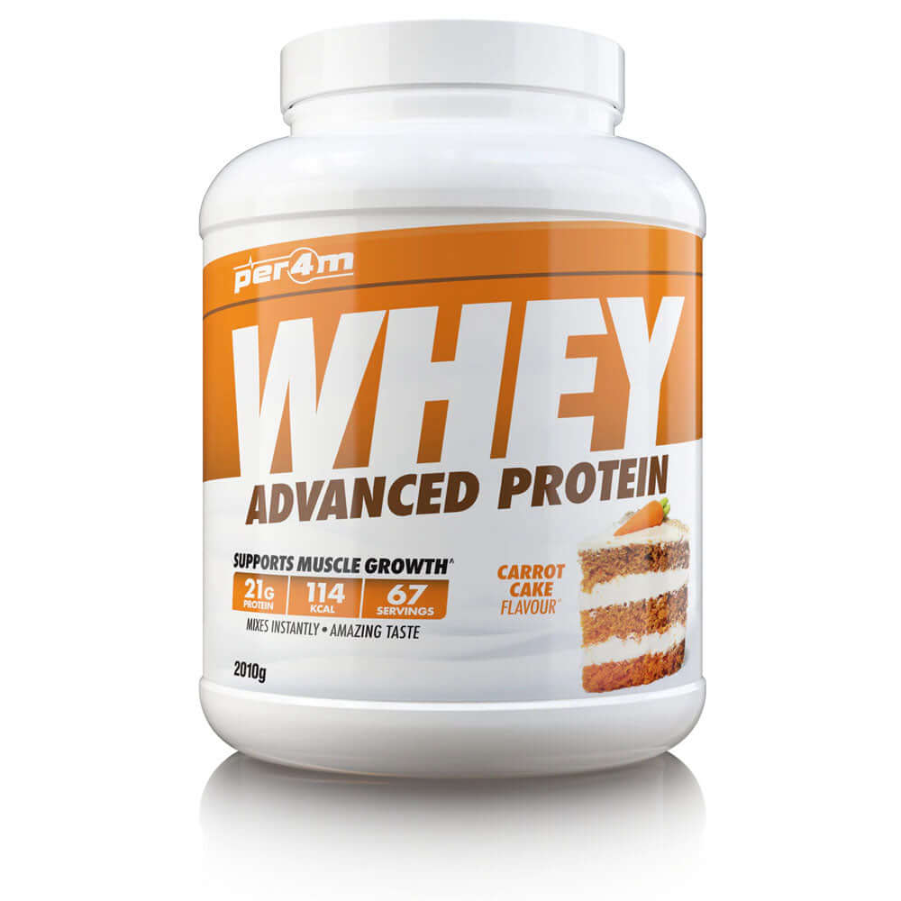 Per4m Whey Protein Size: 2.01kg Flavour: Carrot Cake