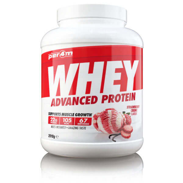 Per4m Whey Protein Size: 2.01kg Flavour: Strawberry Crème