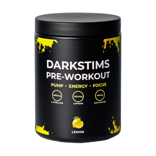 DarkStims Pre Workout V4 Size: 500g Flavour: Lemon