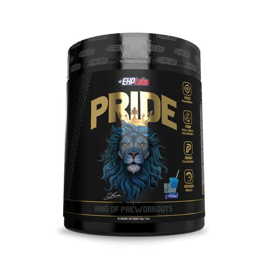 EHP Labs Pride Pre Workout Size: 20/40 Svgs Flavour: Blue Slushie