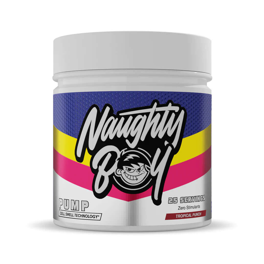 Naughty Boy Pump Size: 400g Flavour: Tropical Punch