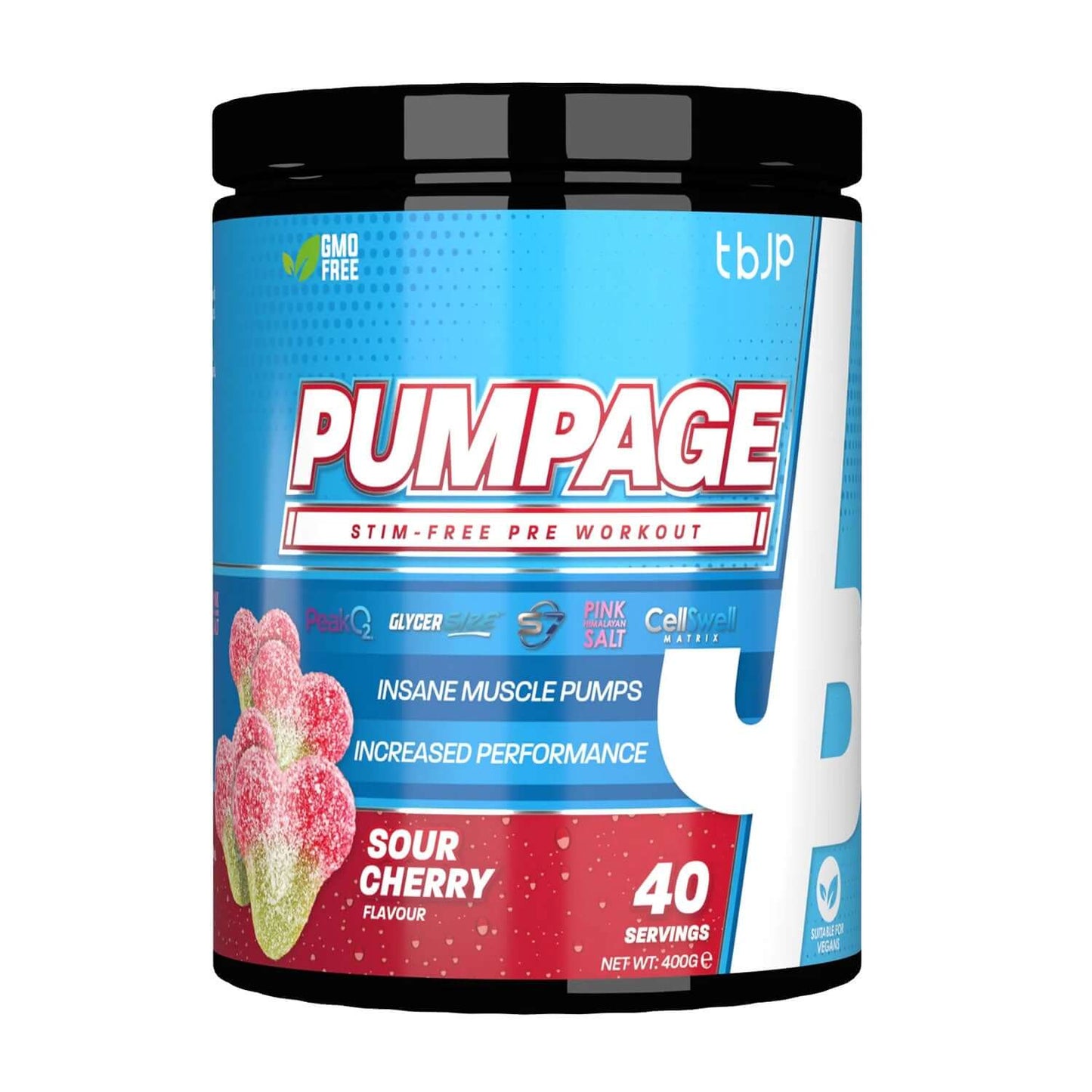 Trained By JP Pumpage Size: 40 Svgs Flavour: Sour Cherry