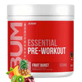 Raw Nutrition CBUM Essential Pre-Workout, Fruit Burst flavor, 30 servings, 408g. Dietary supplement.