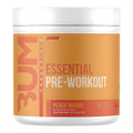 Raw Nutrition CBUM Essential Pre-Workout, Peach Mango flavor, 30 servings.
