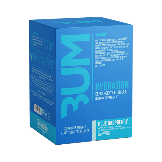 Raw Nutrition Hydration Size: 122g Flavour: Blue Raspberry