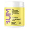 Raw Nutrition CBUM Thavage Pre-Workout, Blackberry Lemonade flavor, 520g. Dietary supplement for increased energy and focus.