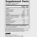 Raw Nutrition Pre Extreme Nutrition Facts