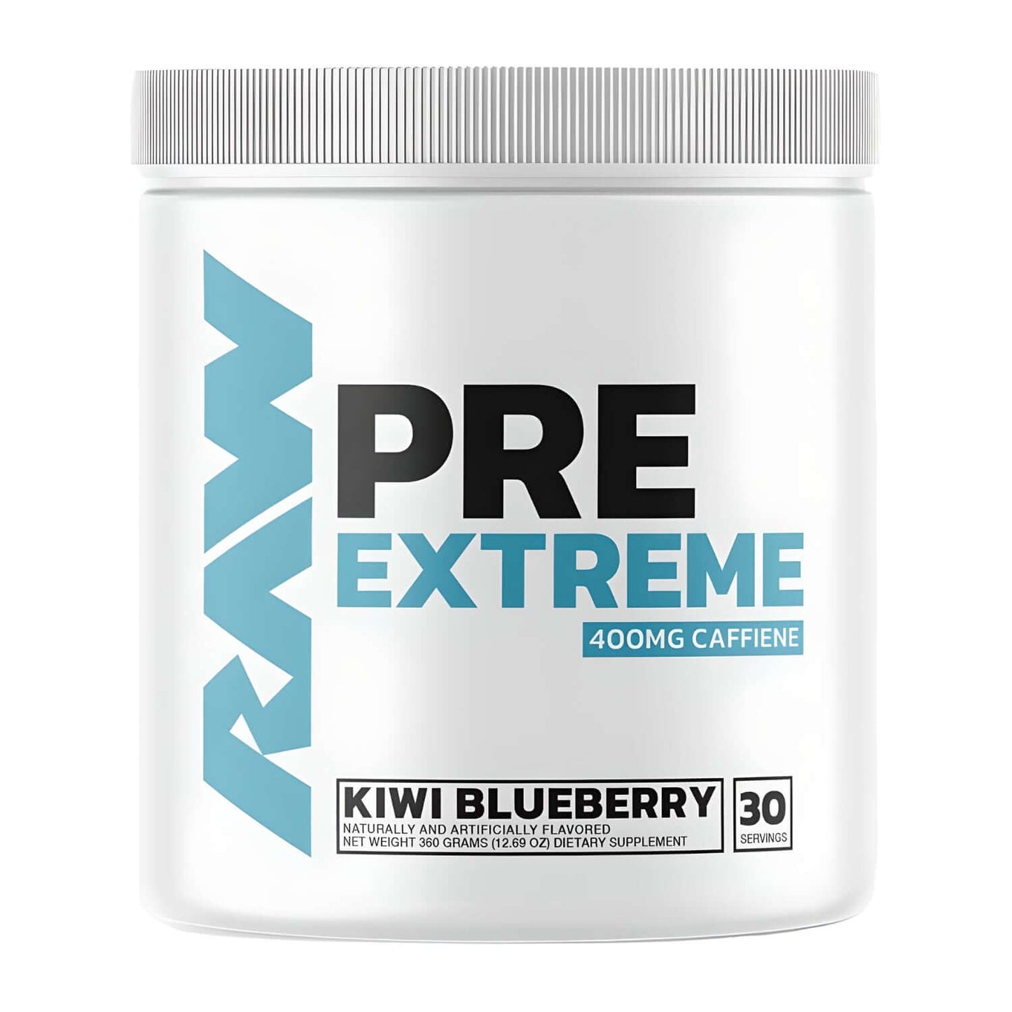 Raw Nutrition Pre Extreme Size: 360g Flavour: Kiwi Blueberry EXP 08/25