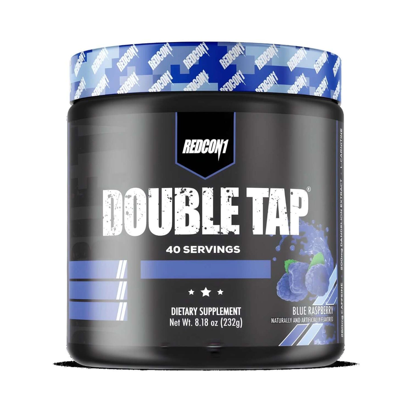 Redcon1 Double Tap Size: 40 Svgs Flavour: Blue Raspberry