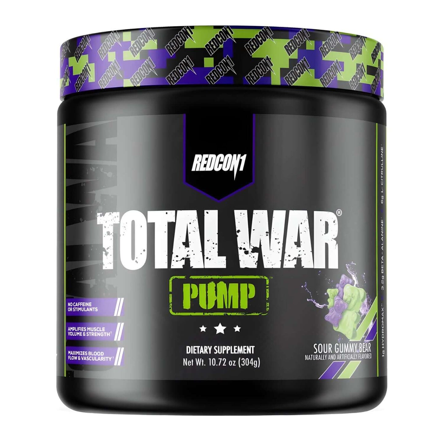 Redcon1 Total War Pump Size: 40/20 Svgs Flavour: Sour Gummy